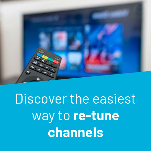 find out how to retune channels