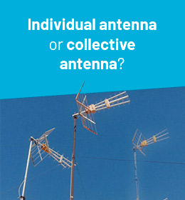 Make the best decision: individual antenna vs. collective antenna